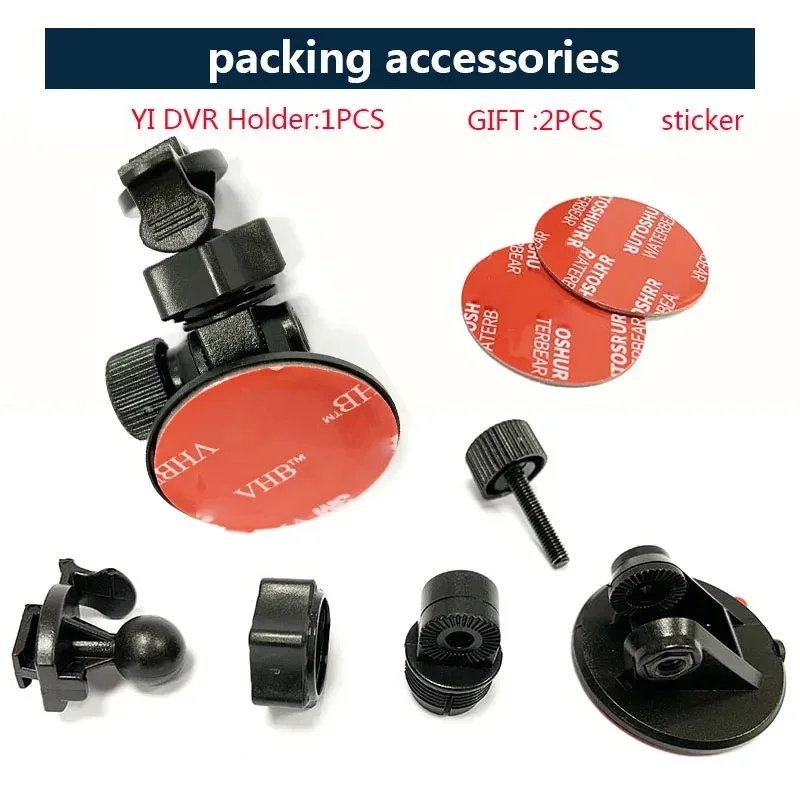 Per Xiaomi Yi Dash Cam Mirror Mount Sticeker Per Yi Dash Cam Mount Per Xiaomi Yi Dvr Holder Mini Staffa Per Car Dvr Mount Cup