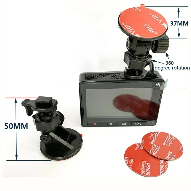 Per Xiaomi Yi Dash Cam Mirror Mount Sticeker Per Yi Dash Cam Mount Per Xiaomi Yi Dvr Holder Mini Staffa Per Car Dvr Mount Cup
