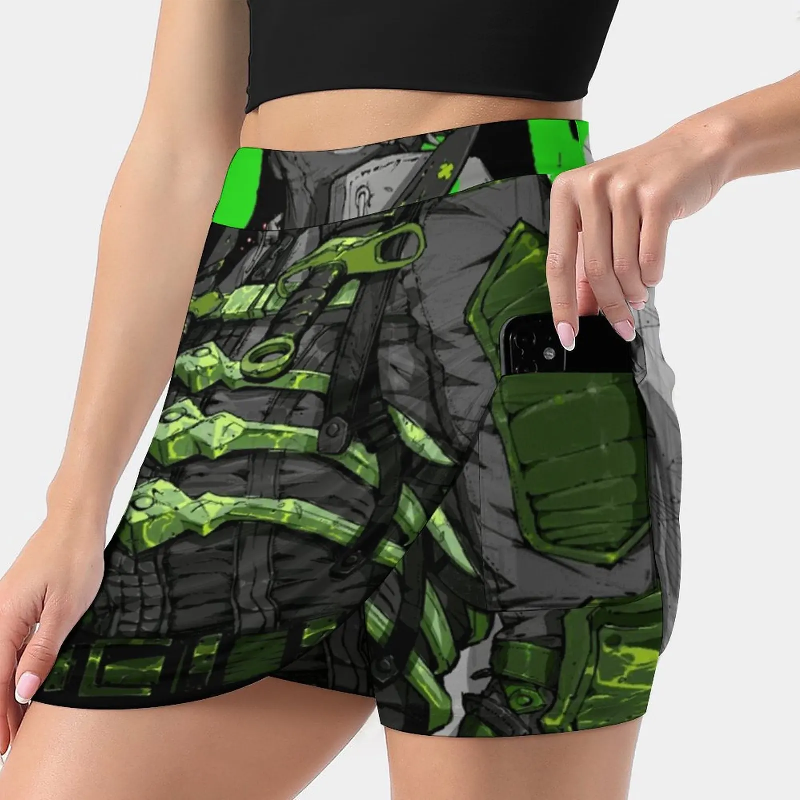 Dorohedoro Caiman Women Sports Skirt Tennis Golf Dance Fitness Running Yoga Skirts Caiman Kaiman Dorohedoro Manga Anime