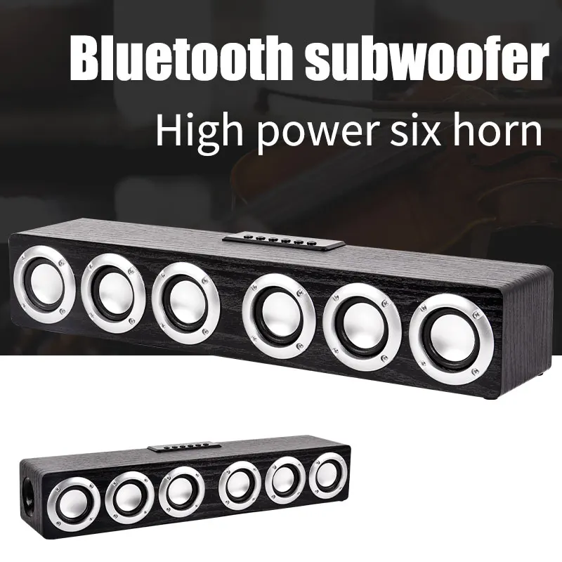 Home Theater Wireless Bluetooth Subwoofer Altoparlante Festa All'Aperto Soundbox Ad Alto Volume Tv Computer Soundbar Card Telefono Hifi Audio