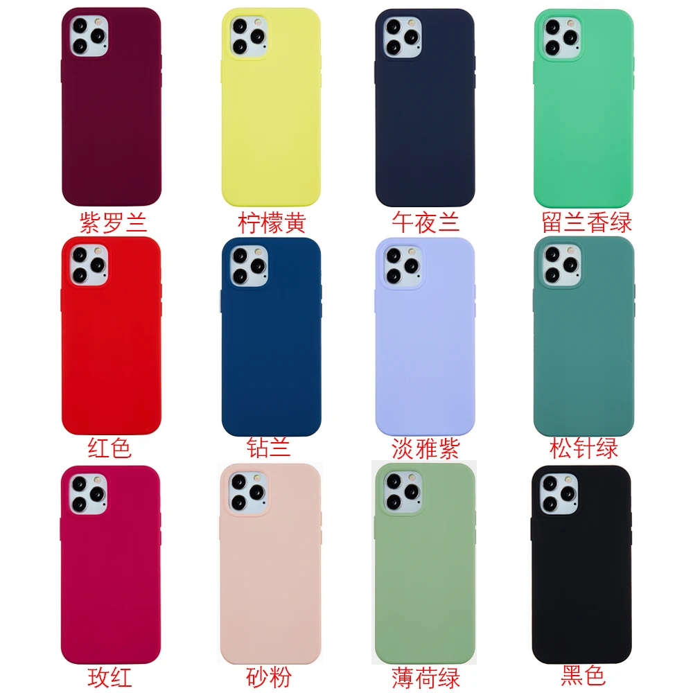 Per Iphone 13/13 Mini/13 Pro Max /12 Pro Mini Custodia Morbida In Silicone Cover Super Confortevole