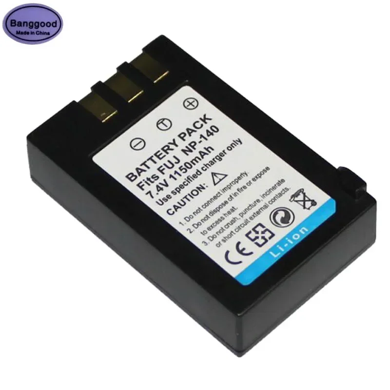 Batteria Per Fotocamera 7.4V 1150Mah Np-140 Np140 Fnp-140 Fnp140 Per Fujifilm Fuji Finepix S100 S200 S100Fs S200Exr S205Exr