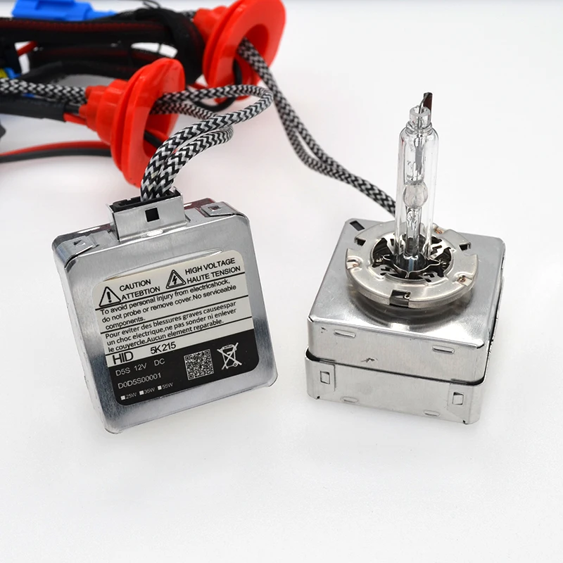 55W Xenon D5S Xenon Hid Kit Lampadine Nessun Errore Canbus D5S 5500K Hid Fari Auto Per K3 Tiguan Superb Malibu 9285 410 171
