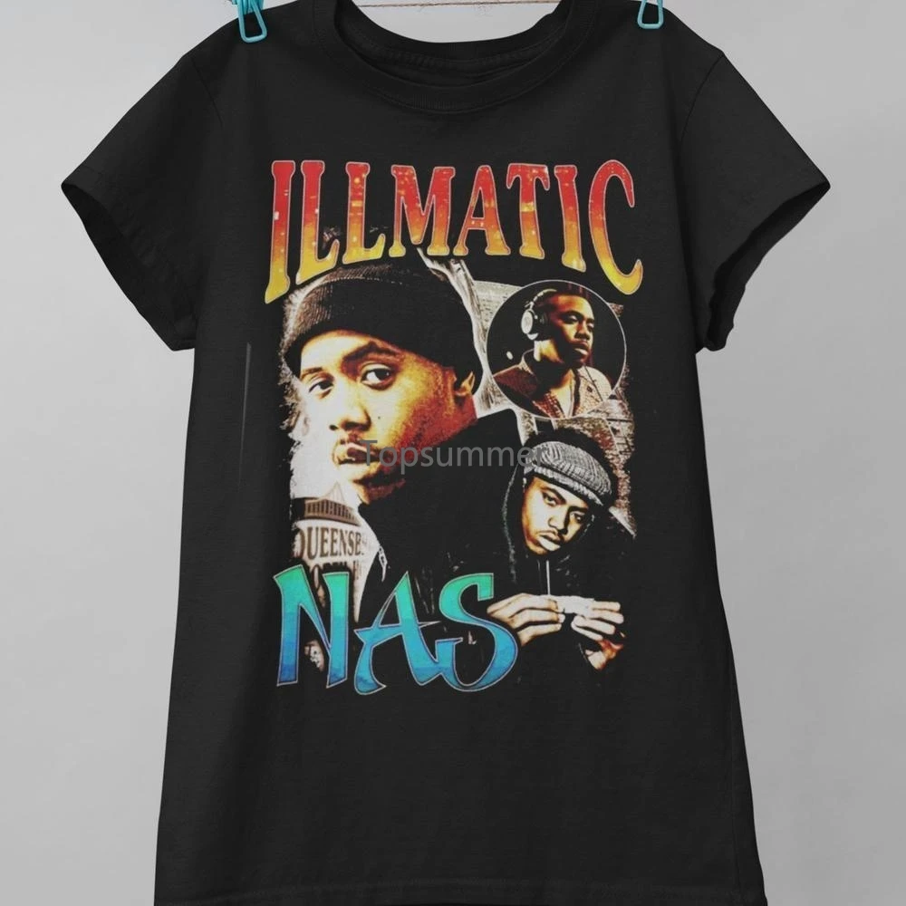 Nas Illmatic Shirt Nas Illmatic Vintage Print Tshirtnas Illmatic T Shirt Nas Illmatic Tshirt Soft Cotton Nas Illmatic Fashion