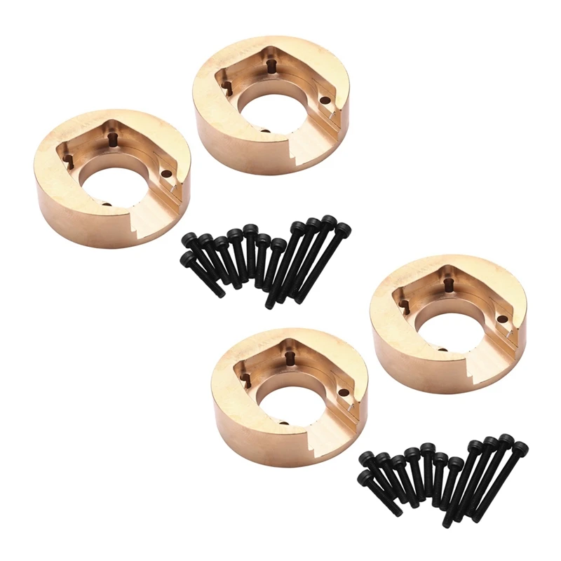 4 Pezzi 110G Contrappeso In Ottone Peso Per Absima Cr3.4 Sherpa Khamba Cr1.8 Yucatan Rc Crawler Car Upgrade Parts