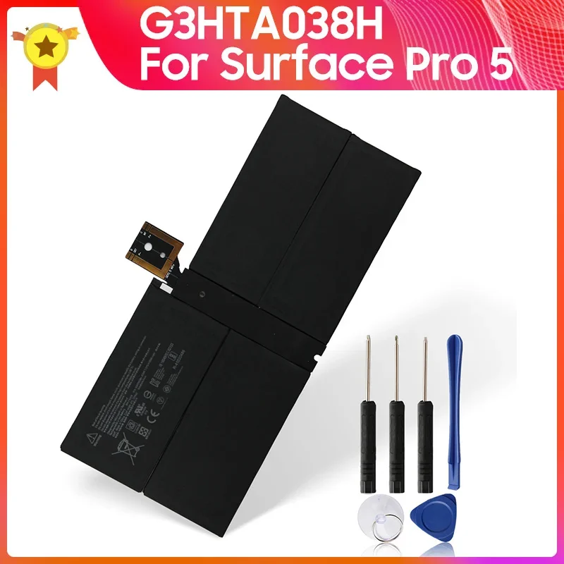 Nuova Batteria Di Ricambio Per Surface Pro5 Microsoft Surface Pro 6 Pro6 Microsoft Surface Pro 5 Pro5 Dynm02 5940Mah