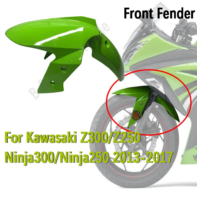 Per Kawasaki Ninja300 Parafango Parafango Anteriore Per Kawasaki Ninja 300 Ninja 250 300 Ex300 Z250 Z300 2013-2017 Pneumatico Parafango Splash