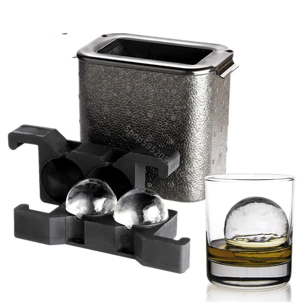 New Crystal Clear Ice Ball Maker - Ice Ball Sferico Whisky Tray Mold Ice Cream Party Ice Cube Mold