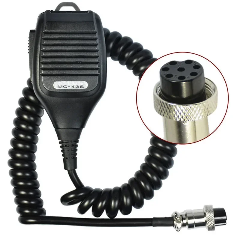 Palmare Spalla Rotonda 8 Pin Mc43S Altoparlante Ptt Mic Per Kenwood Per Ts-480Hx Tm-231 Ts-990S Ts-2000X Mc-43S Radio Walkie Talkie