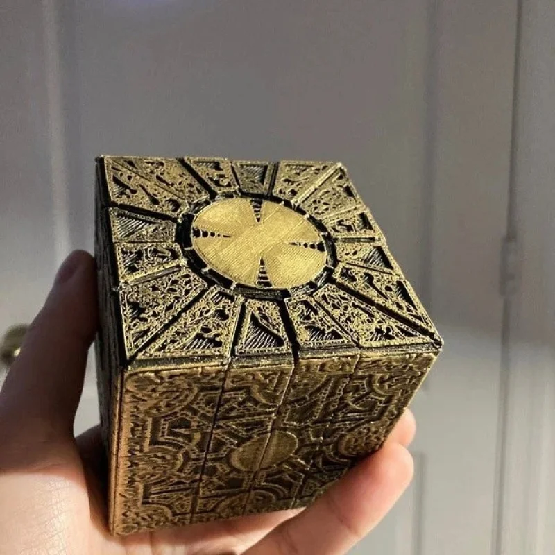 1:1 Hellraiser Purgatorio Puzzle Box Rimovibile Lament Horror Character Movie Series Hellraiser Cube Full Needle Prop Figurine Toy