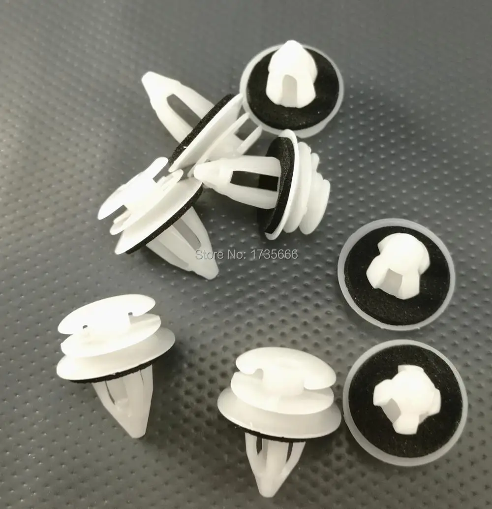 100 Pz/Lotto Door Panel Clip Con Anello Di Tenuta Set Per Bmw E34 E36 E38 E39 E46 X5 M3 M5 Z3