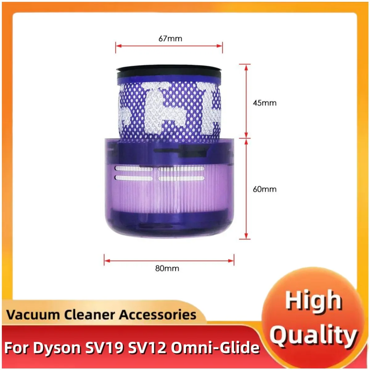 Filtri Per Dyson Sv19 Omni-Glide Sv12 Omni-Glide Sv21 Filtro Di Ricambio Per Aspirapolvere Accessorio Per Spazzatrice Per La Pulizia Della Casa