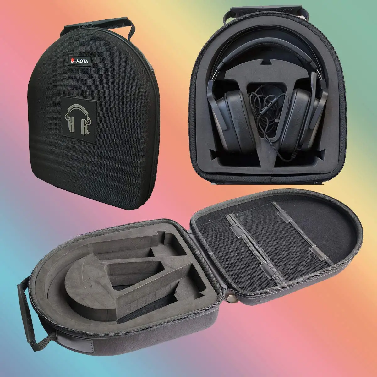 Tdg Cuffie Valigia Custodia Per Il Trasporto Per Razer Kraken 7.1 Chroma,Orca/ Pro V2 / Chimaera,Blackshark Pro V2, Cuffie Da Gioco Tiamat