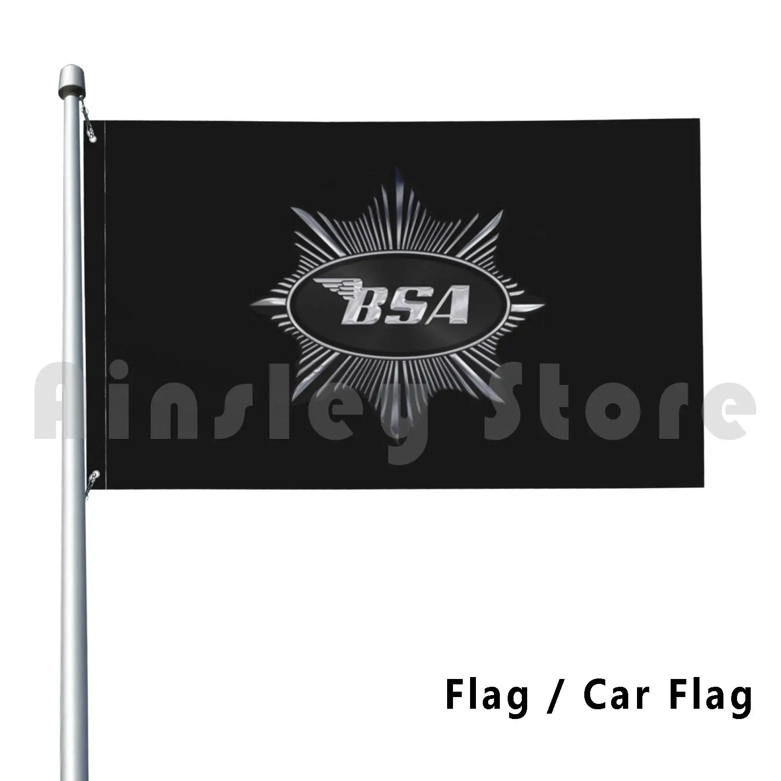 Vintage British Motorcycle Outdoor Decor Flag Car Flag Vintage Bike Club British Motorcycle Norton Sunbeam Matchless