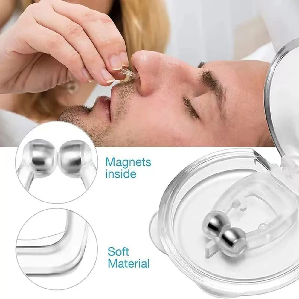 Medical 2Pcs Anti Russare Naso Clip Sleeping Aids Stop Russare Dispositivo Naso Vent Dilatatore Nasale Sleep Snor Solution Anti Snor Apnea