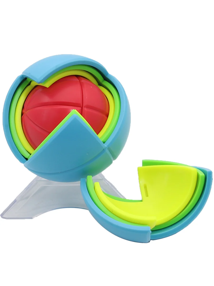 Qiyi Wisdom Ball 3D Neo Cube Puzzle Puzzle Educativo Assemblaggio Bambini Giocattolo Educativo Giocattoli Per Magic Assembling Maze Ball