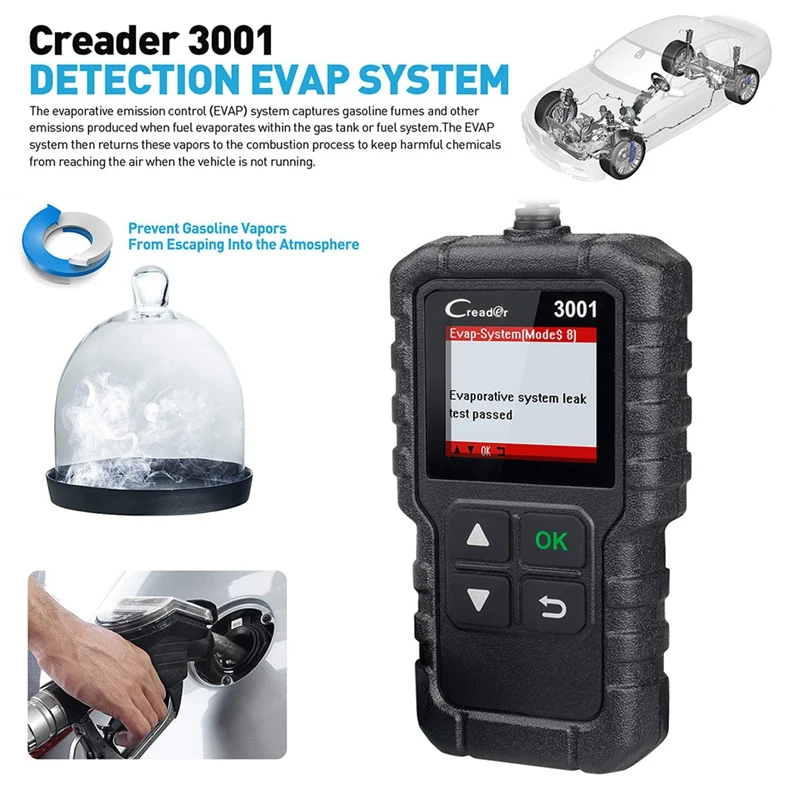 Avvia 1 Pz Creader 3001 Obd2 Lettore Di Auto Scanner Strumento Diagnostico Per Auto Strumento Di Controllo Del Motore