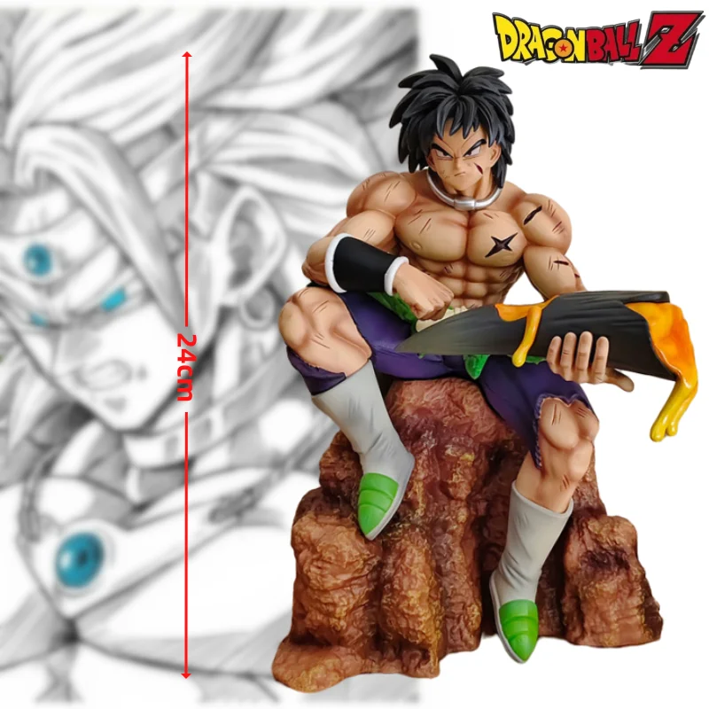 Anime Dragon Ball Z Super Broly Figure Young Broly Action Figures 24Cm Pvc Gk Statue Collection Mode Toys Gifts