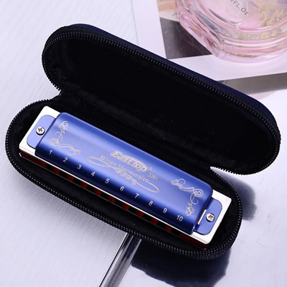 Blues Harmonica Instruments 83G A B C D E F G Easttop Performance Musicale Professionale T008K Impermeabile Nuovo Di Zecca