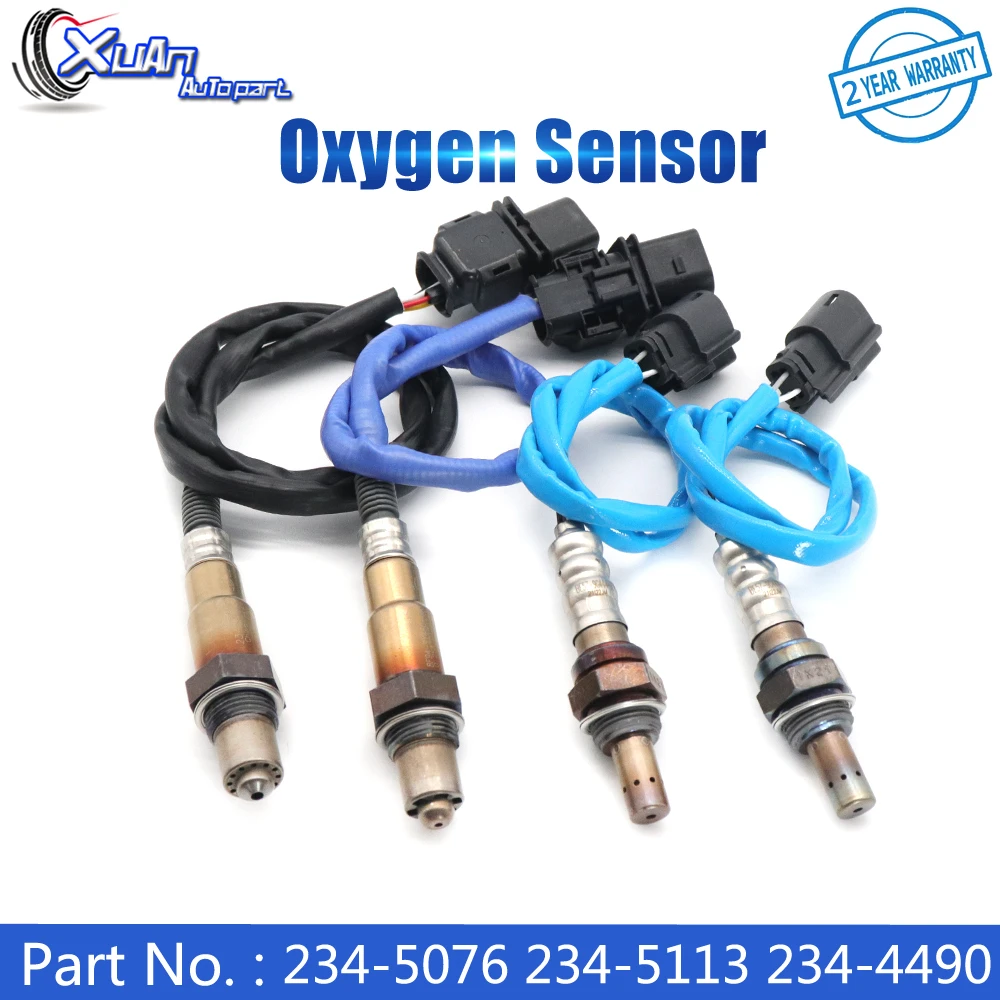 Xuan Nuovo Rapporto Carburante Aria Anteriore Posteriore Lambda O2 Sensore Di Ossigeno 234-5076 234-5113 234-4490 Per Ford F-150 3.5L Turbocompresso 2