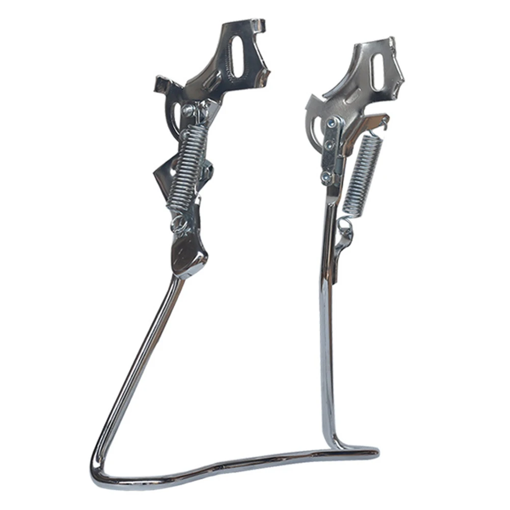 20 24 26In Bike Bicycle Drop Stand Cavalletto Posteriore Black Beach Bike Cruiser Double Leg Parking Rack Kick Stand Parti Del Tutore Del Piede