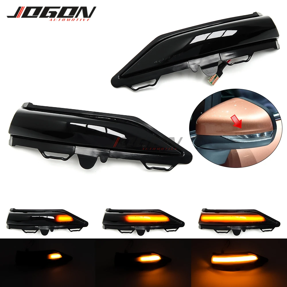Per Ford Fiesta Mk7 Mk8 2019 Indicatore Di Direzione Dinamico Led Specchio Laterale Indicatore Sequenziale Accessori Auto