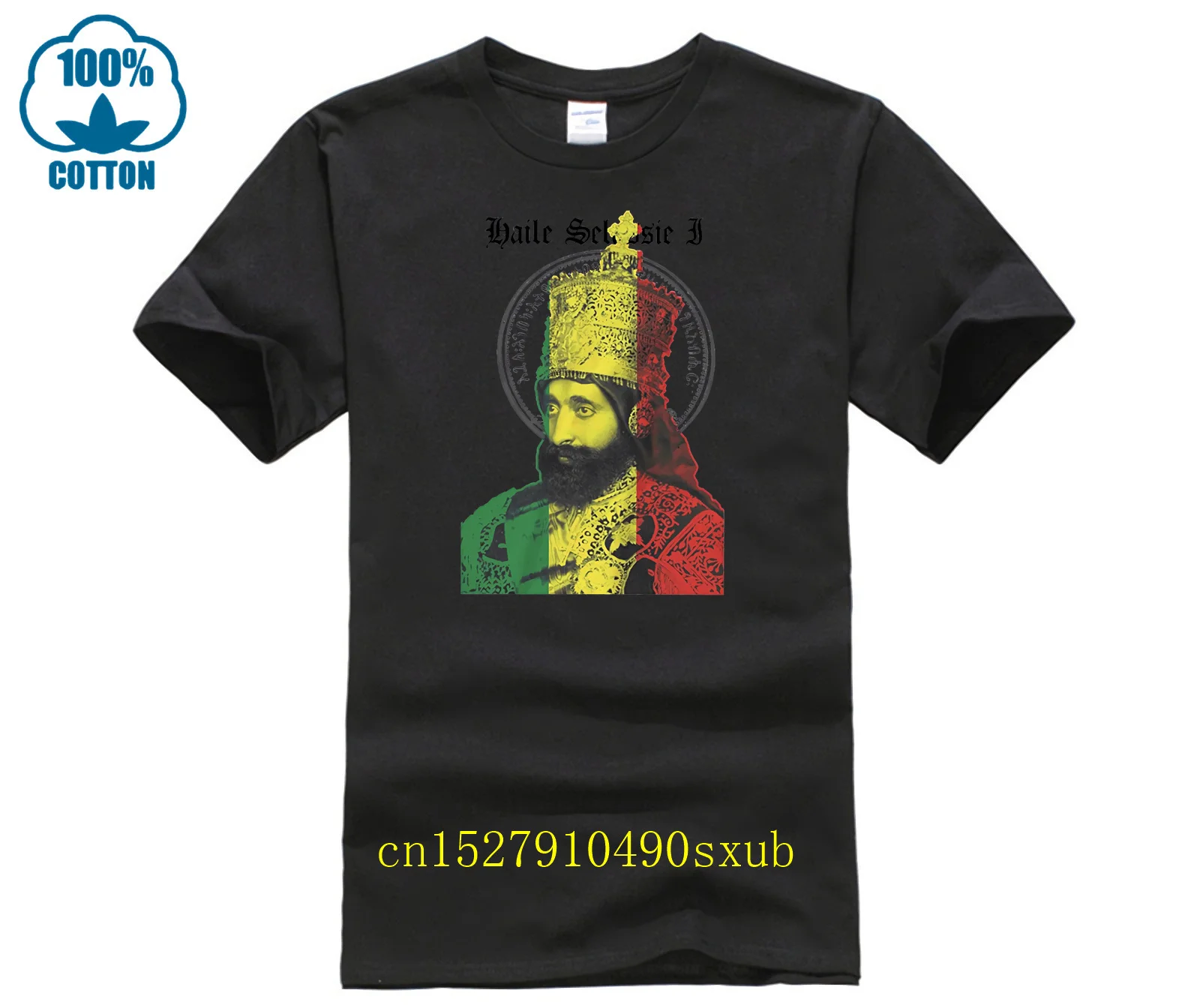2024 New Men T Shirt Haile Selassie I T Shirt African Map Cotton Tee Black History Africa Iv