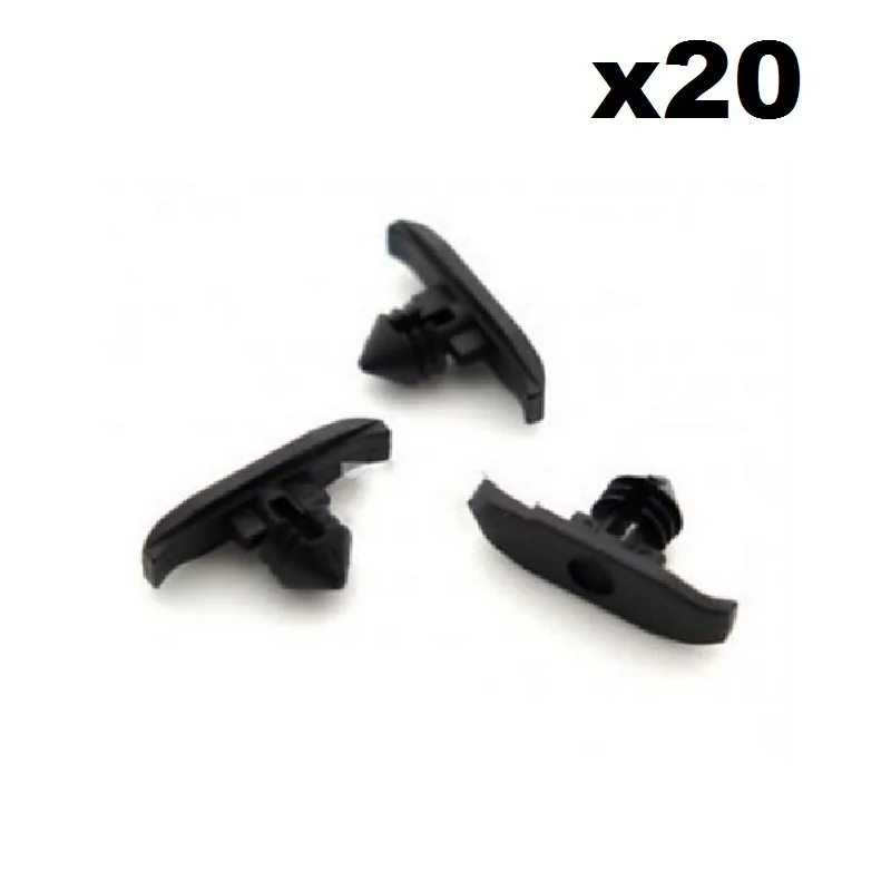 20X Per Gomma Cofano Sigillo Pinze Per Volkswagen Forvw-Hood Weatherstrip Seal Pinze