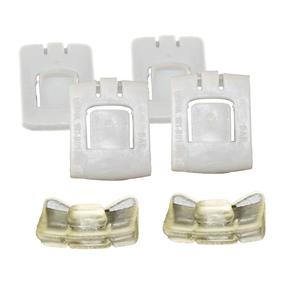 6Pcs Seat Rail Runner Clip Slider Guida Pezzo 435881203A 171881213B 191881213 Per Audi Volkswagen Seat Car Clip Di Fissaggio In Plastica