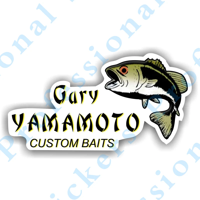 Personalità Yamamoto Decalcomania Sticker Fishing Tackle Box Bait Fishing Moto Truck Bait Trailer Adesivi Impermeabili Alti