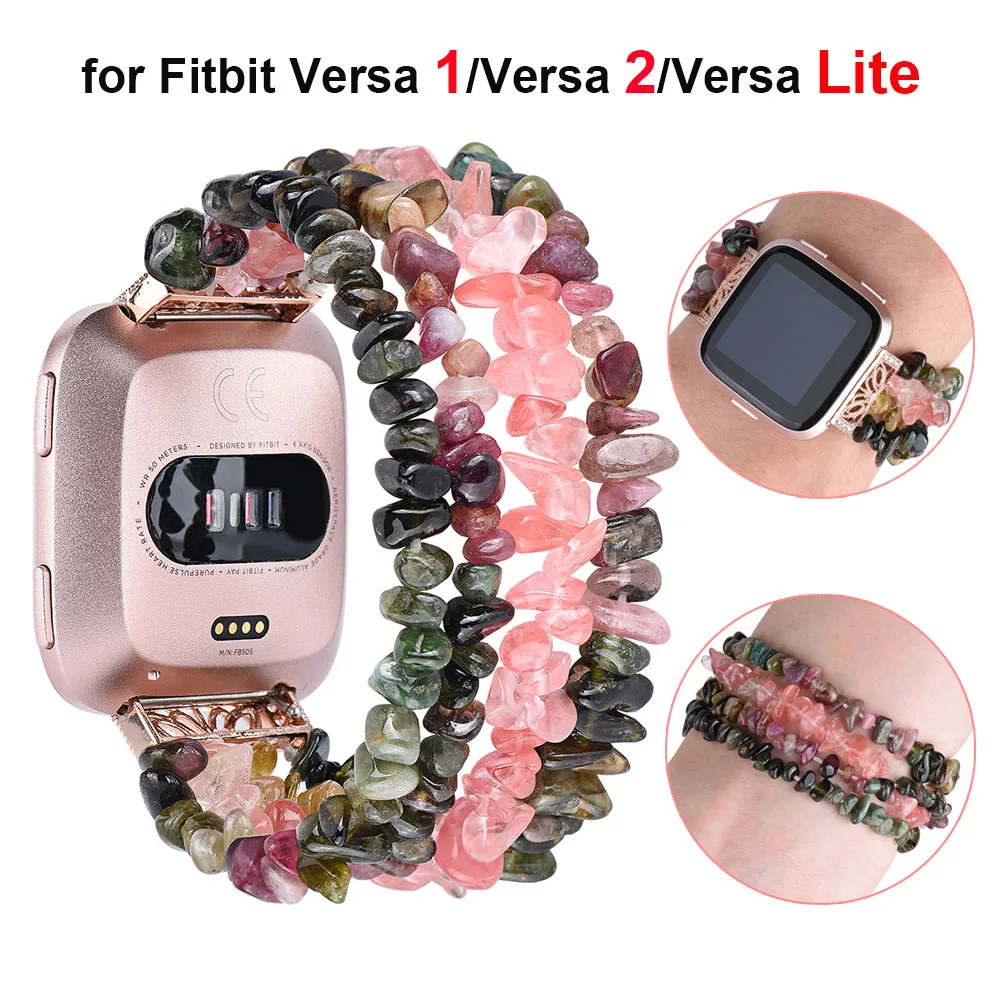 Cinturino Elastico Per Cinturino Fitbit Versa 2 /Lite Cinturino Fatto A Mano Con Elastico In Rilievo Per Sostituzione Smartwatch Fitbit Versa
