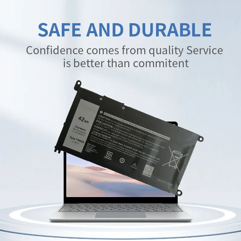 Batteria Per Laptop Yrdd6 Per Dell Vostro 3491 3501 3590 3490 3591 5490 5581 5481 3400 3401 3405 3500 Latitude 3300 3401 3379