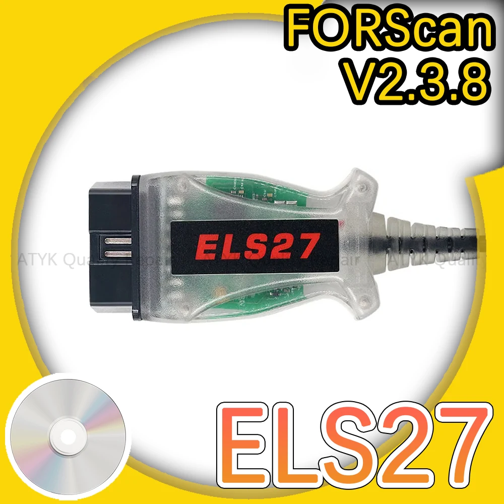 Els27 Forscan V2.3.8 Cavo Diagnostico Obd2 Scanner Attrezzature Per La Riparazione Strumenti Di Ispezione Els27 Forscan V2.3.8 Tuning Cavo Automatico 