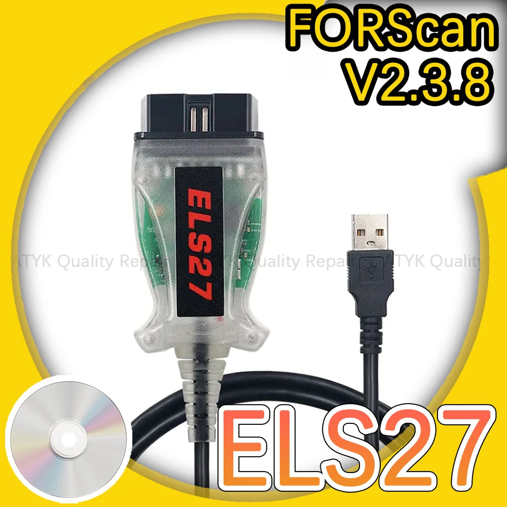 Els27 Forscan V2.3.8 Obd2 Scanner Strumenti Di Ispezione Per Apparecchiature Di Riparazione Di Cavi Diagnostici Els27 Forscan V2.3.8 Tuning Strumento 
