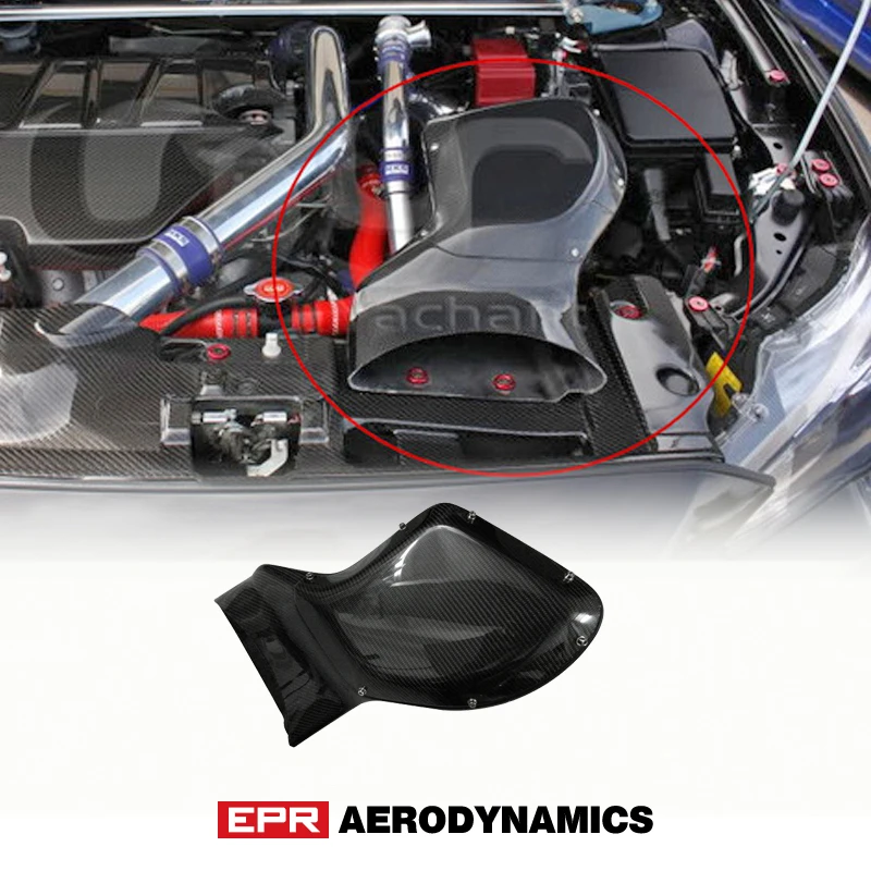 Auto-Styling Per Mitsubishi Evolution Evo 10 In Fibra Di Carbonio Kan Stile Scatola Di Aspirazione Dell'Aria (Necessità Di Essere Uso Hks Kit Di Aspir