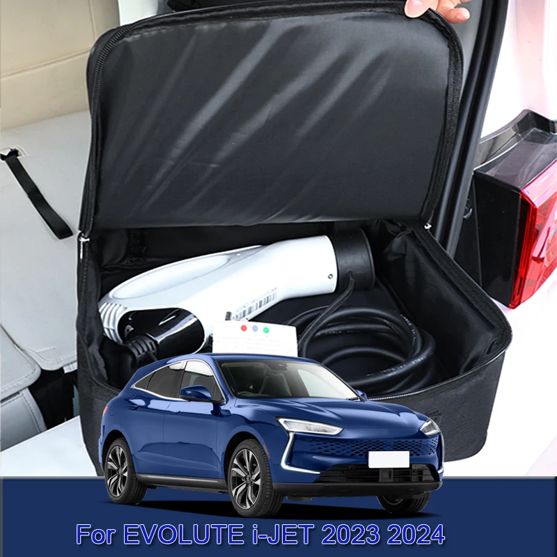 Ev Car Charging Cable Storage Carry Bag Spine Per Caricabatterie Presa Impermeabile Ignifugo Accessory Per Evolute I-Jet 2023 2024