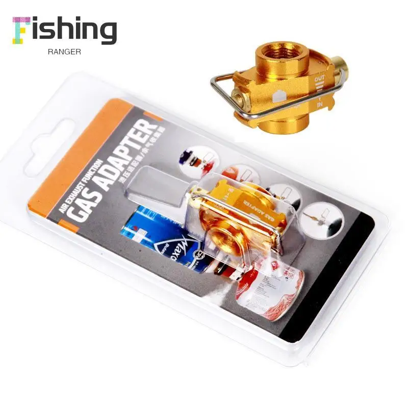 Camping Gas Saver Plus Convertitore Di Gas Shifter Refill Adattatore Di Conversione Del Serbatoio Piatto