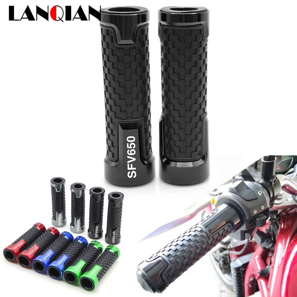 Per Suzuki Sfv650 Gladius 7/8 ''22Mm Moto Manubrio Grips Bar Mano Grips Sfv 650 Gladius 2009 2010 2011 2012 2013 2014 2015