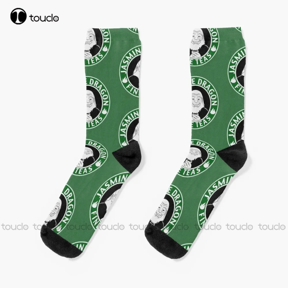 Uncle Iroh'S Jasmine Dragon Fine Tea Avatar Last Airbender Jasmine Socks Calzini Da Uomo Personalizzati Moda Natalizia Regalo Di Capodanno