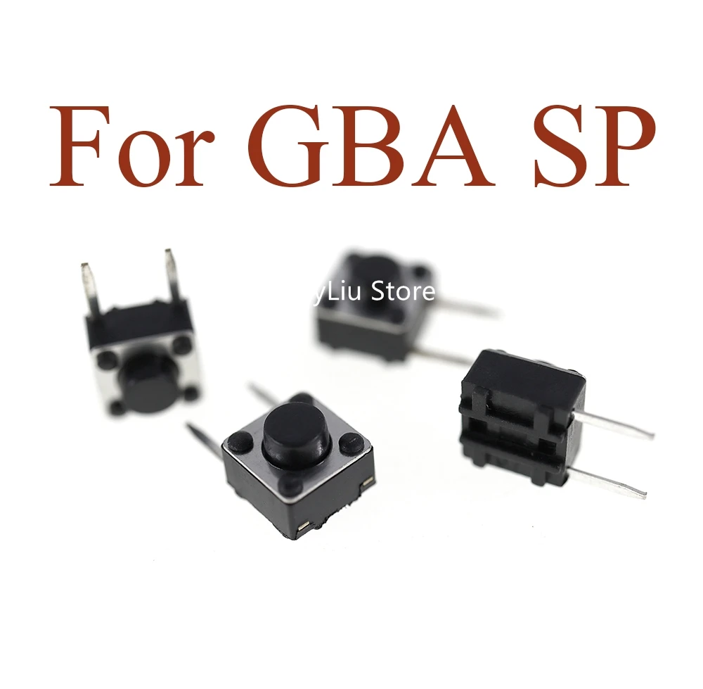 100 Pz/Lotto Per Gba Sp Lr Lb Rb Microinterruttore Pulsante Per Nds Gba Gba Sp Gbm
