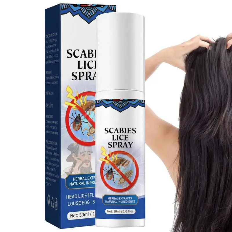 Spray Per Pidocchi Per Capelli 30Ml Spray Per Pidocchi Per La Prevenzione Dei Pidocchi Dei Capelli Dei Bambini Spray Alla Menta Ingredienti Naturali U