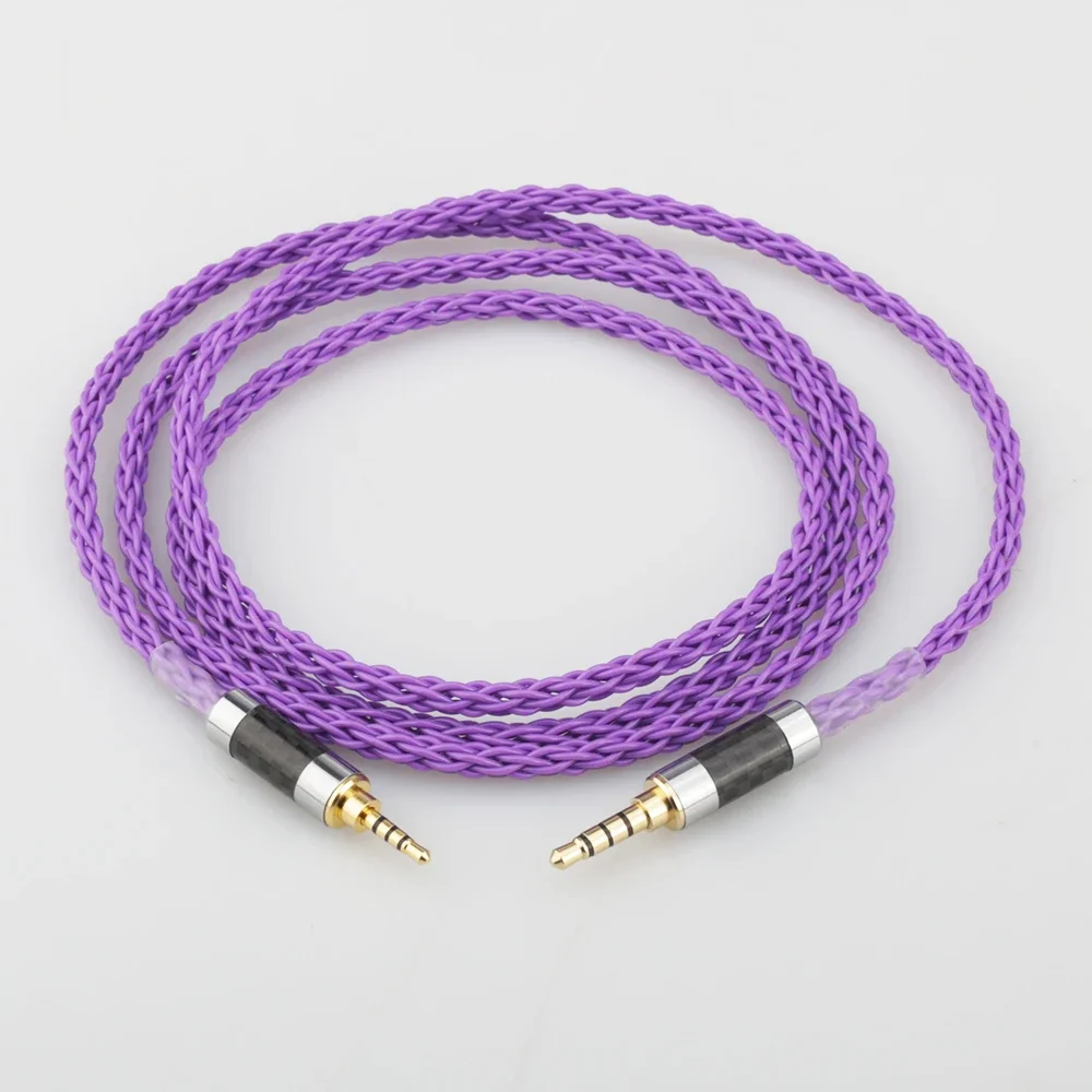 Audiocrast Hifi 4Pin Xlr/2.5Mm//4.4Mm Balanced Headphone Upgrade Cable For Fostex T60Rp T20Rp T40Rpmkii T50Rp Headphones