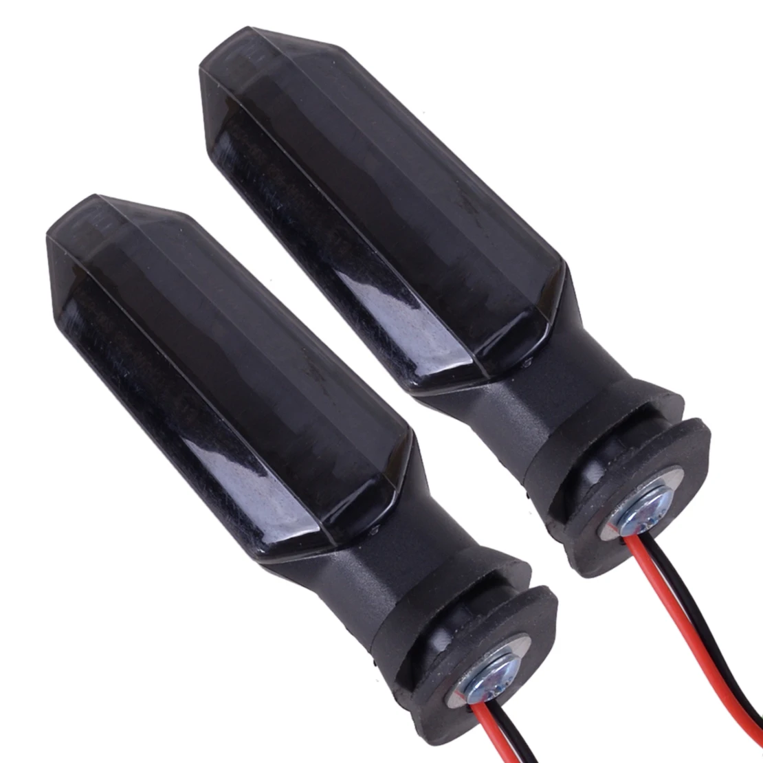 1 Pair Motorbike Rear Left & Right Led Turn Signal Indicator Light Lamp Smoked Lens Fit For Honda Cb125R Cb250R Cb300R 150R