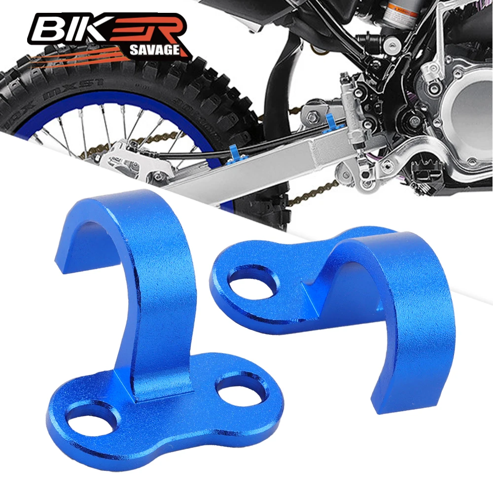Motorcycle Rear Brake Line Holder Hose Guide Clamp For Yamaha Yz250 Yz400F Yz450F Yz 80 85 125 426F Dirt Pit Bike Lines Clamping