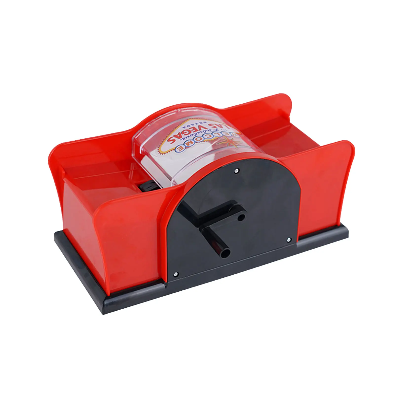 Shuffler Di Carte A Manovella 2 Deck Card Shuffler Casino Robot Card Shuffling Machine Poker Playing Tool Drop Shipping