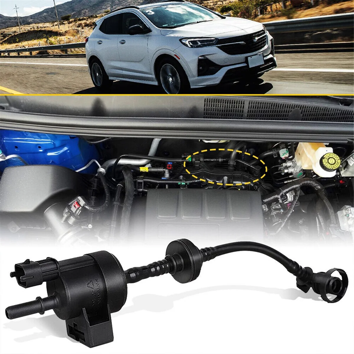 Per Chevy Trax Sonic Cruze Buick Encore Vapor 1.4L Elettrovalvola Di Spurgo Del Contenitore 55573017 0280142505