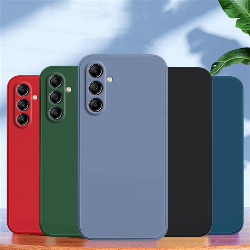 Per Samsung Galaxy A14 5G Custodia Samsung Galaxy A04E A14 A34 A54 5G Cover Cover Posteriore In Silicone Liquido Antiurto Tpu Samsung A14 5G