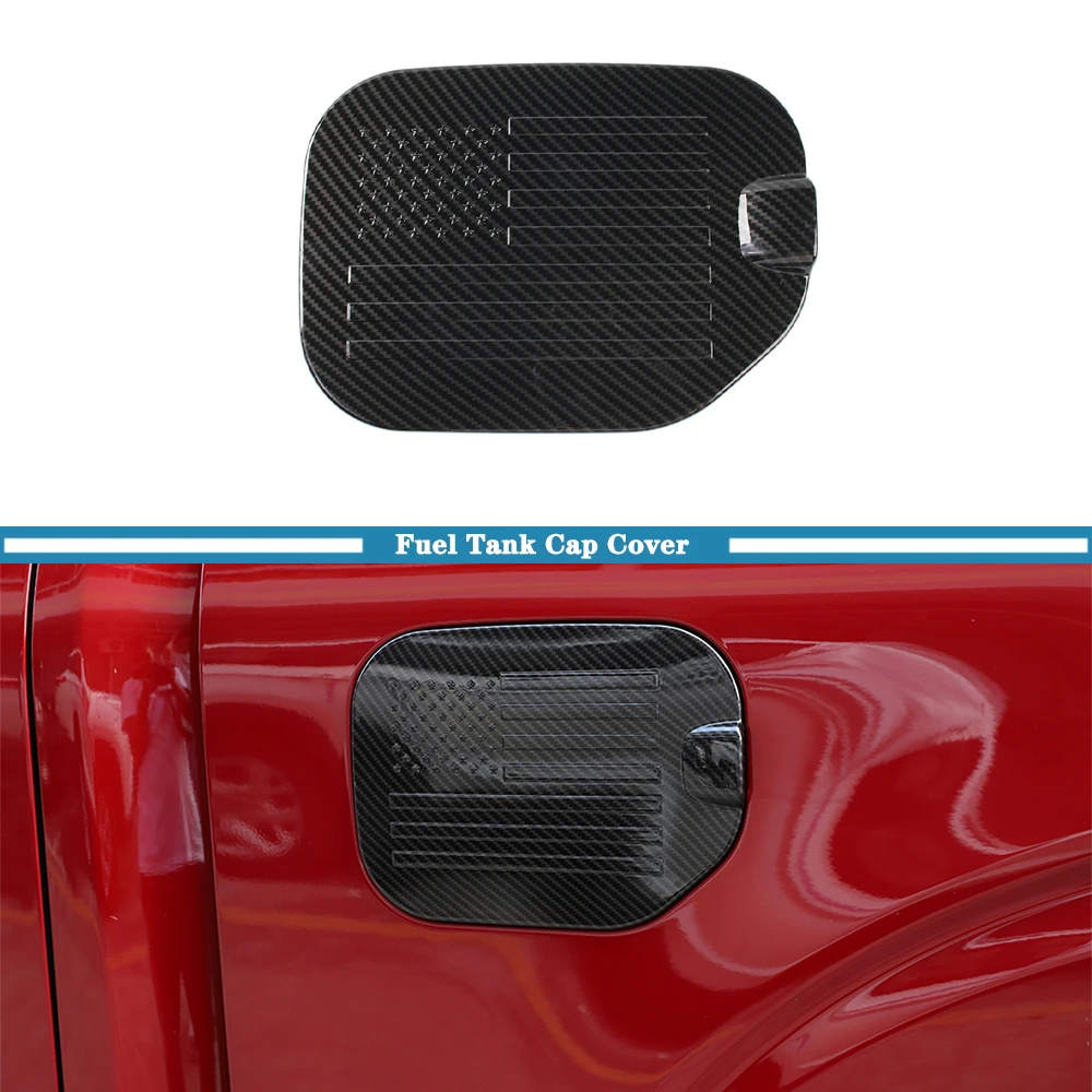 Cromo Styling Per Ford F150 F-150 Raptor 2021 2022 2023 Gas Oil Fuel Tank Cap Decorazione Copertura Trim Accessorio Per Auto Abs Chrome