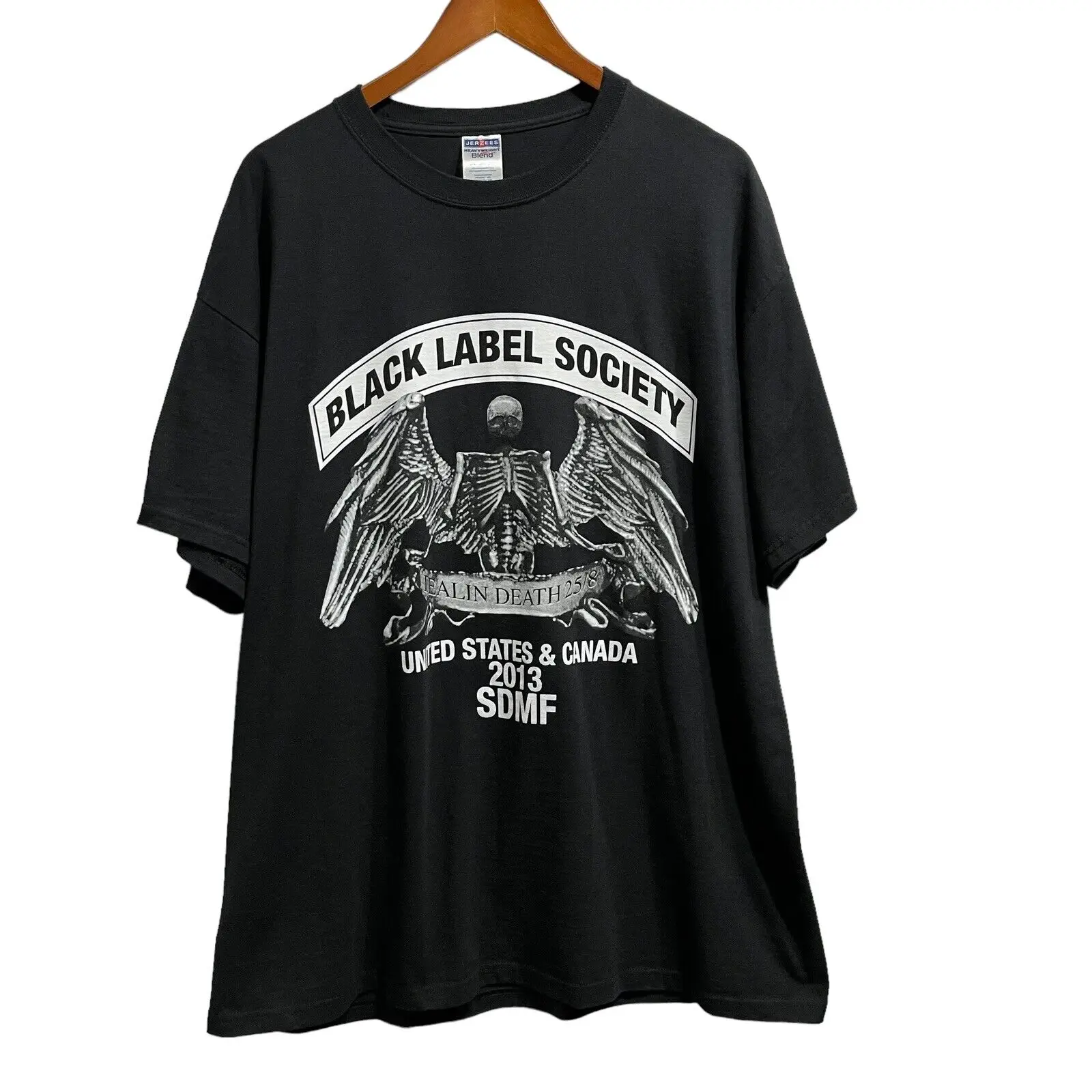 Black Label Society Shirt Mens Xxl 2Xl 2013 Dealin Death Tour Music Band