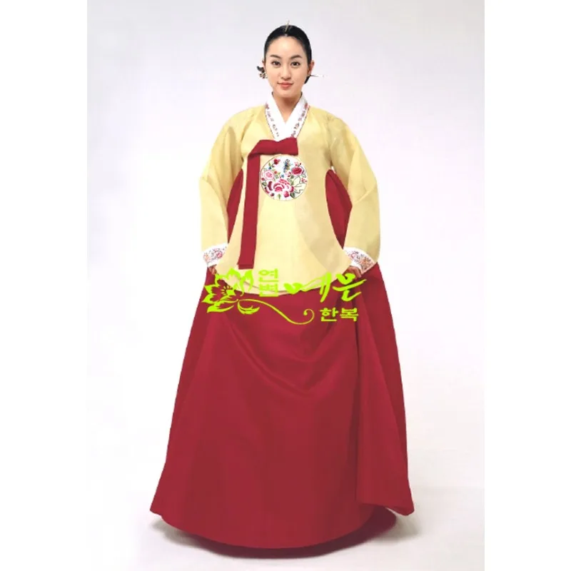 Ladies Hanbok Coreano Originale Importato Tessuto Bridal Hanbok Dae Jang Geum Hanbok Palace Hanbok